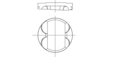 Kolv - Kolv MAHLE 082 PI 00100 000