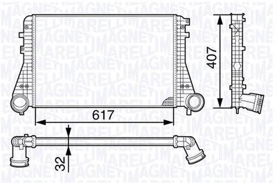 Intercooler - Laddluftkylare MAGNETI MARELLI 351319202830