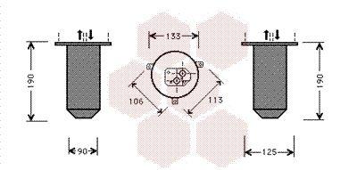 Torkfilter - Torkare,m klimatanläggning VAN WEZEL 0600D216