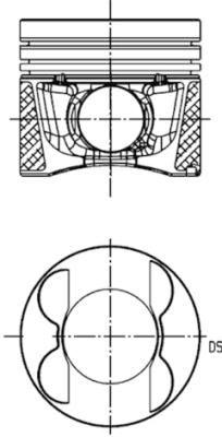 Kolv - Kolv KOLBENSCHMIDT 40096630