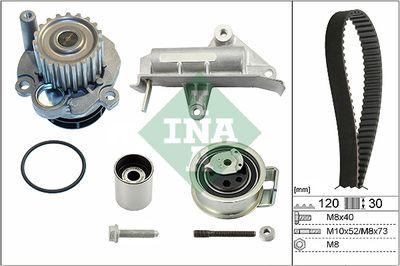 Vattenpump + kamremssats - Vattenpump + kuggremssats INA 530 0177 30