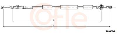 Spjällkabel - Gasvajer COFLE 92.16.6600
