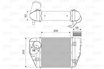 Intercooler - Laddluftkylare VALEO 818326