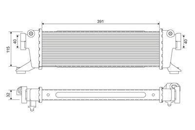 Intercooler - Laddluftkylare VALEO 817759