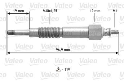 Glödstift - Glödstift VALEO 345161