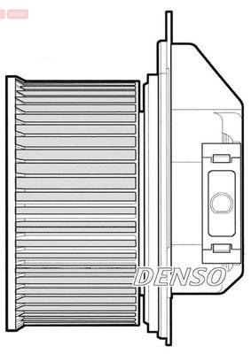 Fläktmotor - Kupéfläkt DENSO DEA01001