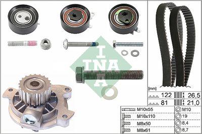 Vattenpump + kamremssats - Vattenpump + kuggremssats INA 530 0483 30