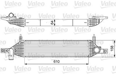 Intercooler - Laddluftkylare VALEO 818633