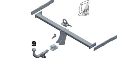 Dragkrokar och kablagekit - Släpfordonstillkoppling BRINK 608300