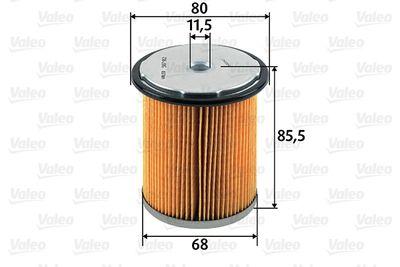 Bränslefilter - Bränslefilter VALEO 587912