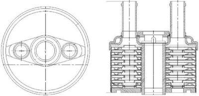 Automatväxellåds oljekylare - Oljekylare, automatisk transmission MAHLE CLC 179 000S