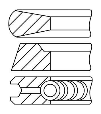 Kolvringar - Kolvringsats FAI AUTOPARTS PR27-000