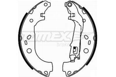 Bromsbackar - Bromsbackar, sats TOMEX BRAKES TX 21-98