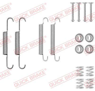 Handbroms delar - Tillbehörssats, bromsbackar, parkeringsbroms QUICK BRAKE 105-0020