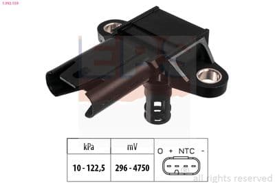 Manifoldtrycksensor (MAP) - Lufttryckssensor, körhöjdsanpassning EPS 1.993.159