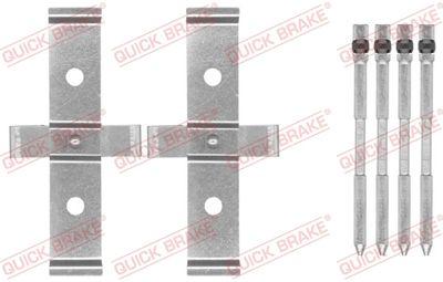 Bromssystem tillbehör - Tillbehörssats, skivbromsbelägg QUICK BRAKE 109-1694