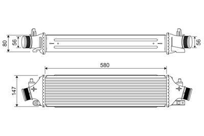 Intercooler - Laddluftkylare VALEO 818700