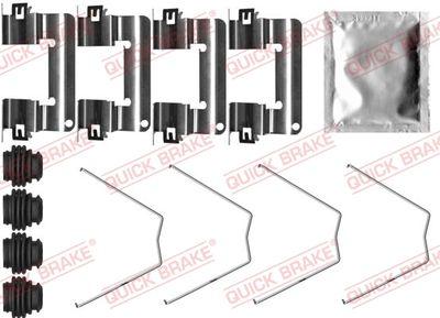 Bromssystem tillbehör - Tillbehörssats, skivbromsbelägg QUICK BRAKE 109-0065