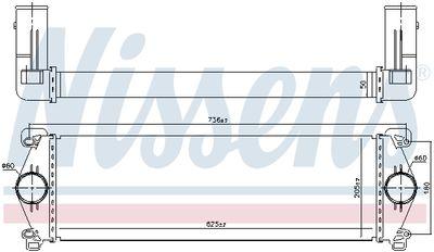 Intercooler - Laddluftkylare NISSENS 97071