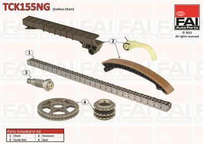 Kamkedjesats - Transmissionskedjesats FAI AUTOPARTS TCK155NG