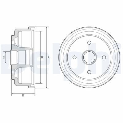 Bromstrummor - Bromstrumma DELPHI BF507