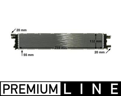 Intercooler - Lågtemperaturkylare, laddluftkylare MAHLE CIR 12 000P