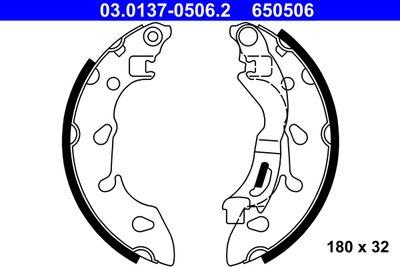 Bromsbackar - Bromsbackar, sats ATE 03.0137-0506.2