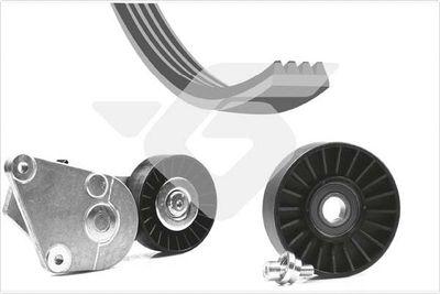 Poly v-remsats - Flerspårsremssats HUTCHINSON KHV 58