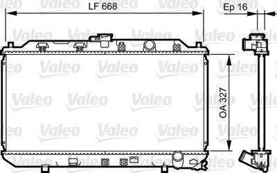 Kylare - Kylare, motorkylning VALEO 731467