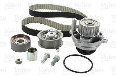 Vattenpump + kamremssats - Vattenpump + kuggremssats VALEO 614664