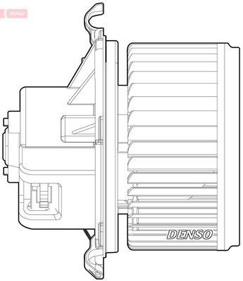 Fläktmotor - Kupéfläkt DENSO DEA09024