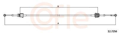 Kabel, manuell växellåda - Vajer, manuell transmission COFLE 92.12.7256