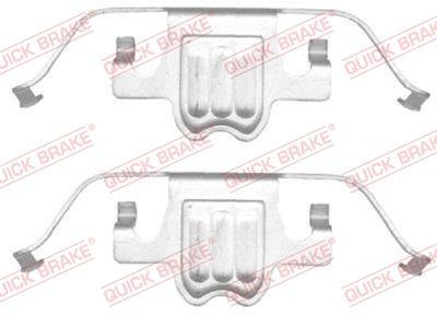 Bromssystem tillbehör - Tillbehörssats, skivbromsbelägg QUICK BRAKE 109-1695