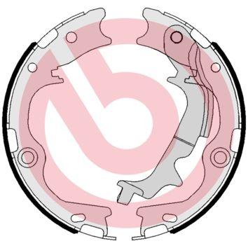 Bromsbackar - Bromsbackar, sats BREMBO S 30 537