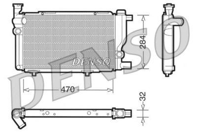 Kylare - Kylare, motorkylning DENSO DRM21013