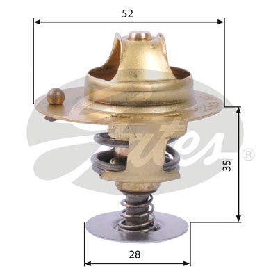 Termostat - Termostat, kylmedel GATES TH14178G1