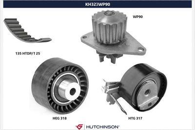 Vattenpump + kamremssats - Vattenpump + kuggremssats HUTCHINSON KH 323WP90