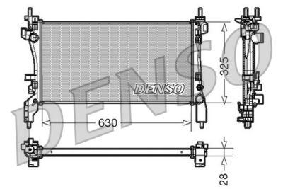 Kylare - Kylare, motorkylning DENSO DRM09173