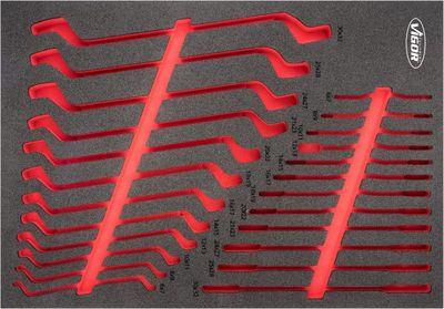 Verktygslådor - Skuminlägg, sortimentlåda VIGOR V6808-L