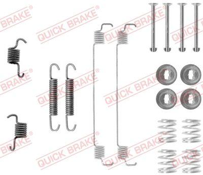 Bromstrummedelar - Tillbehörssats, bromsbackar QUICK BRAKE 105-0777