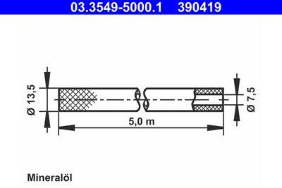 Universalslangar / rör - Slang ATE 03.3549-5000.1