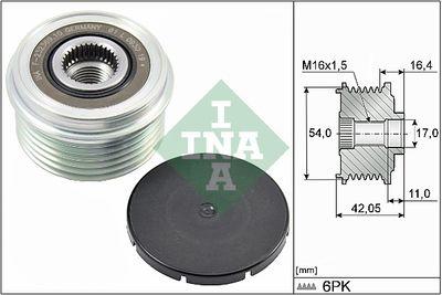 Frikopplingsnav - Frihjulskoppling, generator INA 535 0285 10