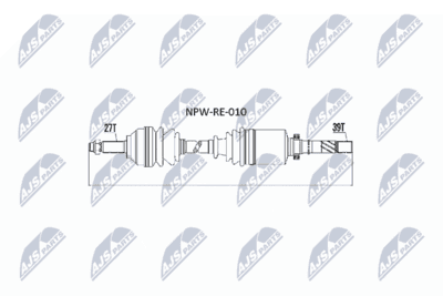 Drivaxel - Drivaxel NTY NPW-RE-010