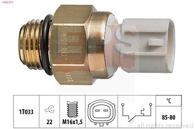 Temperaturfläkt, kylarradiatorfläkt - Termokontakt, kylarfläkt EPS 1.850.173