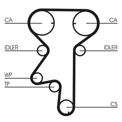 Vattenpump + kamremssats - Vattenpump + kuggremssats CONTINENTAL CTAM CT975WP2