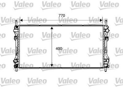 Kylare - Kylare, motorkylning VALEO 734292