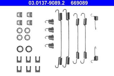 Bromstrummedelar - Tillbehörssats, bromsbackar ATE 03.0137-9089.2