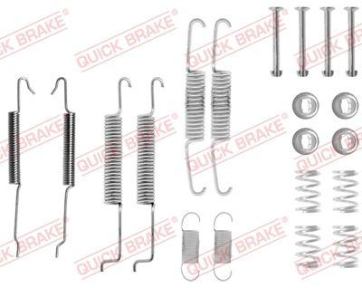 Bromstrummedelar - Tillbehörssats, bromsbackar QUICK BRAKE 105-0680