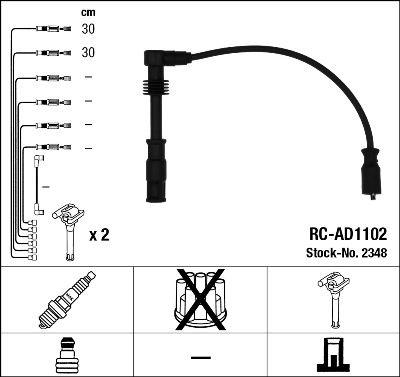 Tändkabel - Tändkabelsats NGK 2348