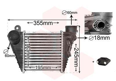 Intercooler - Laddluftkylare VAN WEZEL 03004185